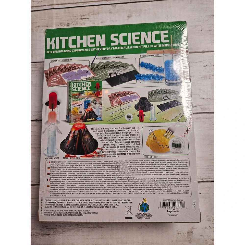 4M KidzLabs Kitchen Science Kit 6 Experiments STEM Educational Toy‎ New